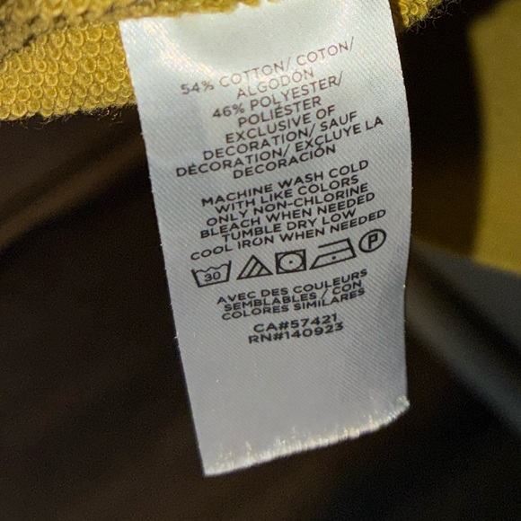 Lou & Grey Olive Embroidered Camping theme Crew Neck Sweater - Picture 5 of 5